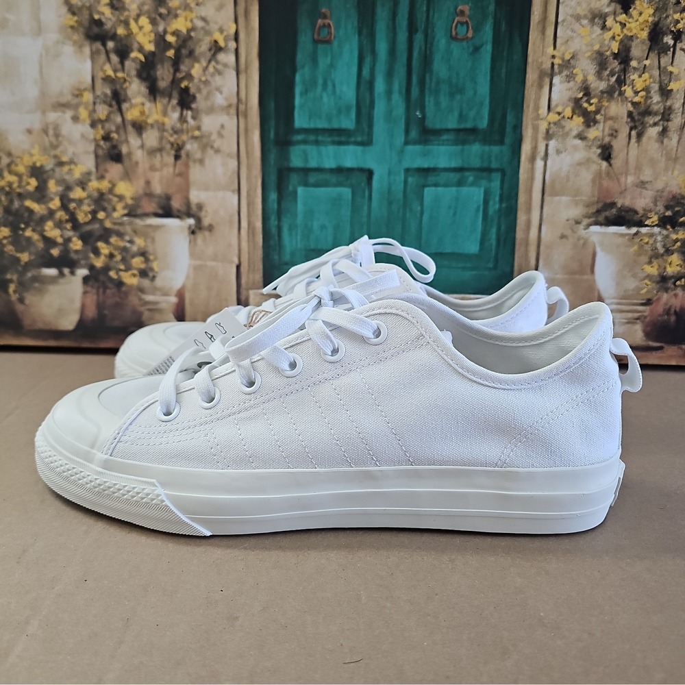 Adidas Men's Nizza RF Shoes EF1883 Cloud White / Off White US Size 10.5
